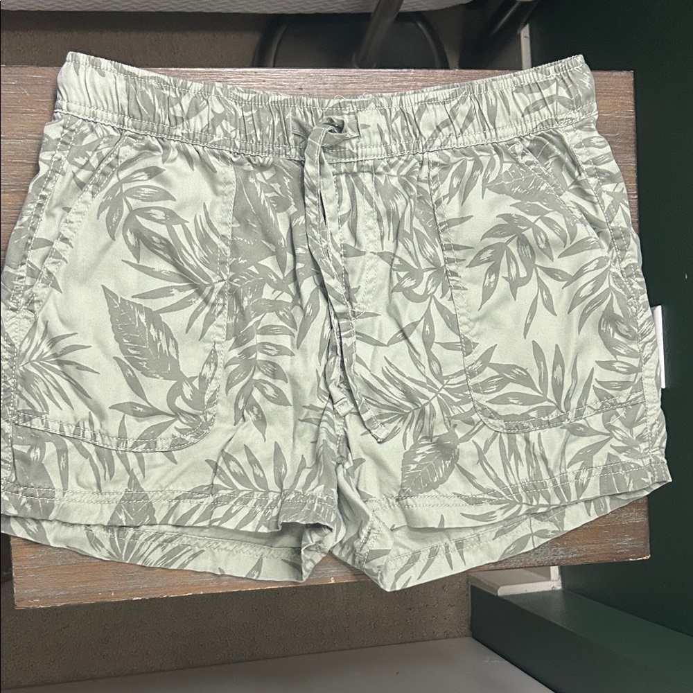 C&C California Olive Leaf Print Men's Athletic Shorts